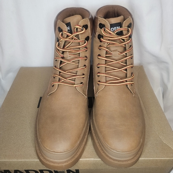 Steve Madden MADDEN Glixxo Lug Sole Lace Up Combat Boot NWT Sz 11 Retail $100 - Picture 5 of 14